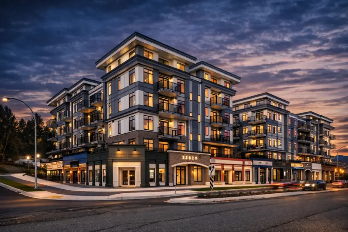 Montvue presale condos development in Historic Downtown Abbotsford BC